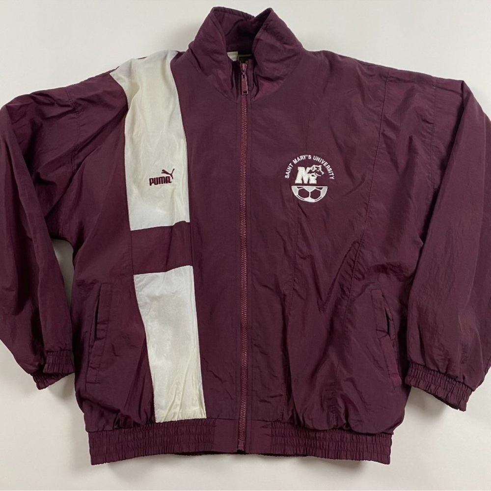 Vintage Puma Saint Mary's Huskies Windbreaker Jacket Mens
Medium University